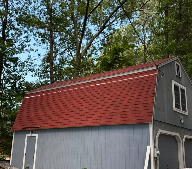 Detached Garage Re-Roof — Finished Roof