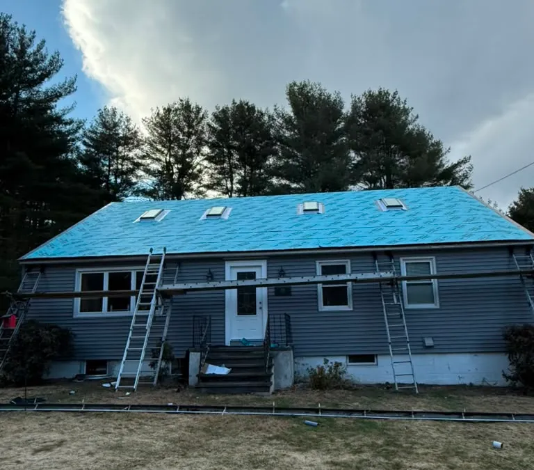 Flat Roof Membrane Installation — Finished Roof