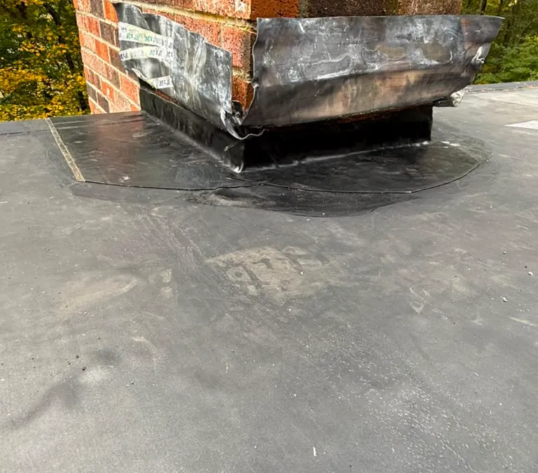 Flat Roof Membrane Installation — Installation