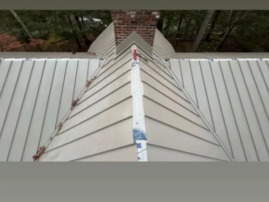 Standing Seam Metal Roofing — Finished Roof